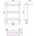 Стилье Версия-Н1 Полотенцесушитель водяной 40x60h, цвет белый 12621-6040