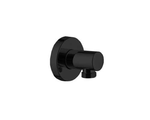 Шланговое подсоединение, Fima Carlo Frattini, Shower accessories, 1/2, цвет-черный матовый Шланговое подсоединение, Fima Carlo Frattini, Shower accessories, 1/2, цвет-черный матовый
