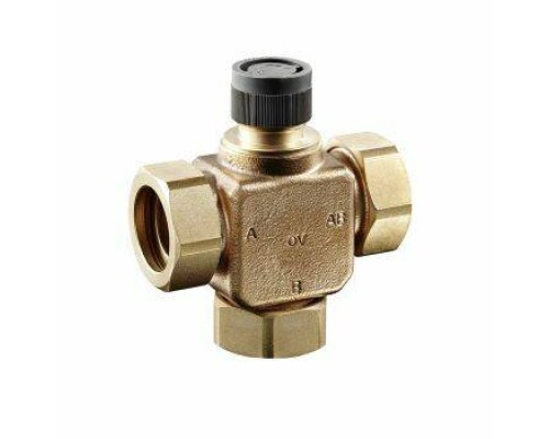 Вентиль, Tri-CTR, смесительный, трёхходовой, DN-25, M30x1,5, НГ, плоское уплотнение