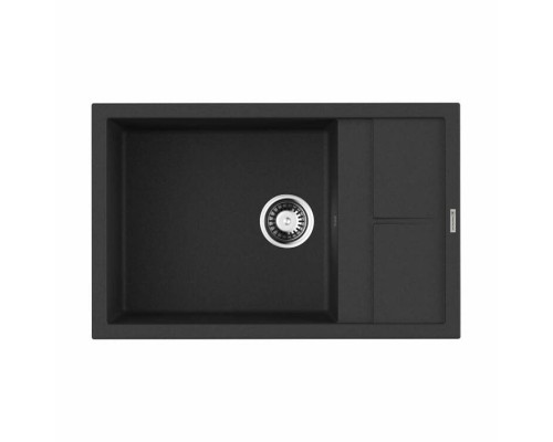 Мойка, OMOIKIRI, Sumi, шгв 780-500-220, отверстия для смесителя-4 промаркированных, цвет-черный