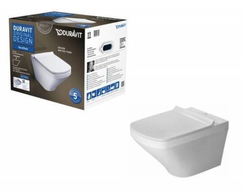 Унитаз, Duravit, Durastyle, подвесной, шгв 370-540-355, цвет-белый Унитаз, Duravit, Durastyle, подвесной, шгв 370-540-355, цвет-белый