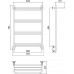 Стилье Версия-Н1 Полотенцесушитель водяной для ГВС 56x79,4h см, цвет: без покрытия 00621-8050