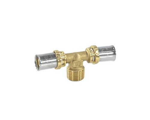 Тройник МП пресс лат Дн26х3/4"х26 НР Giacomini RM153Y049 Тройник МП пресс лат Дн26х3/4"х26 НР Giacomini RM153Y049