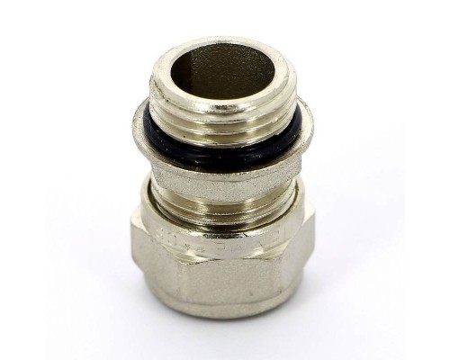 Муфта обжим-Н никелированная с прокладкой O-ring TIEMME 16х1/2"