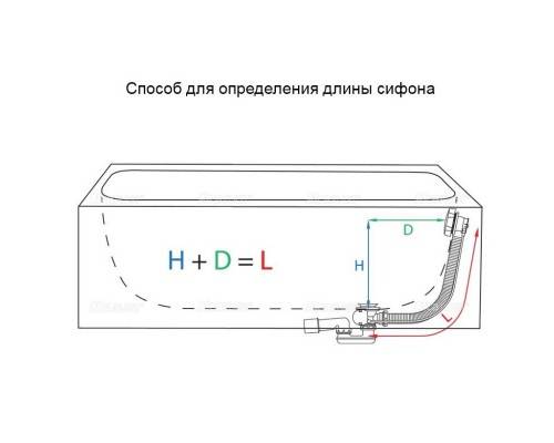 Слив-перелив Alcaplast A501 для ванны с цепочкой и пробкой хром