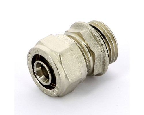Муфта обжим-Н никелированная с прокладкой O-ring TIEMME 16х1/2"