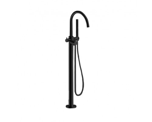 Смеситель для ванны и душа, Almar, цвет-Absolute Black Brushed PVD