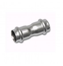 Муфта, Sanha, NiroPress AISI304L, двойная ВПр-ВПр, 35, 91270.3