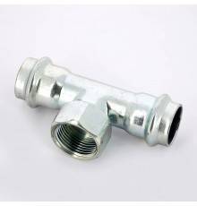 Тройник пресс-В оцинкованная сталь Prestabo VIEGA 22х3/4"х22
