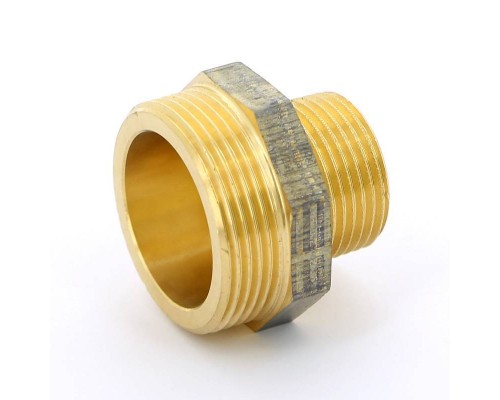 Ниппель бронза Viega укороченный НН 1"1/2 x 1"