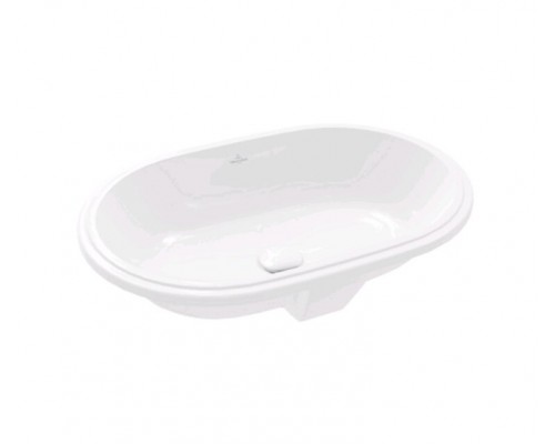 Раковина, Villeroy Boch, Architectura, шгв 570-375-175, отверстия для смесителя-отсутствуют, цвет-белый