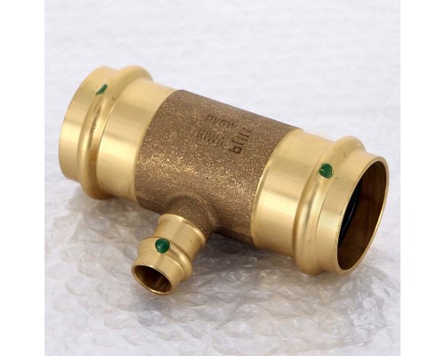 Тройник пресс бронза Sanpress VIEGA 42x15x42