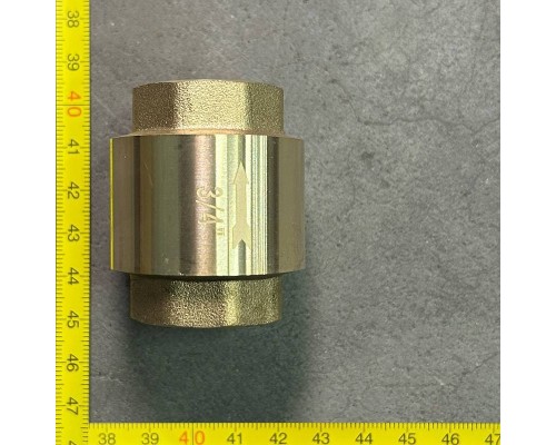 Клапан обратный ВВ 3/4" пружинный с латунным затвором