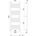 Сунержа Богема  Полотенцесушитель водяной 60x150h, цвет: без покрытия 00-0220-1560
