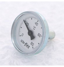 Термометр погружной аксиальный 1/2" UNI-FITT 80"C, диаметр 40 мм