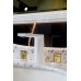 Boheme Venturo Смеситель врезной на 3 отв., Touch, цвет: white 150-WG-TOUCH