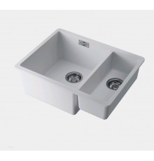 Мойка, Omoikiri, Kata, шгв 550-420-220, отверстия для смесителя-отсутствуют, цвет-белый