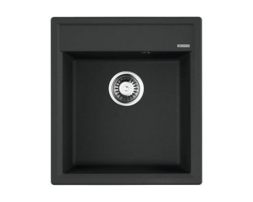 Omoikiri Daisen 46-BL Кухонная мойка Artgranit 46x51 см, цвет: черный 4993614