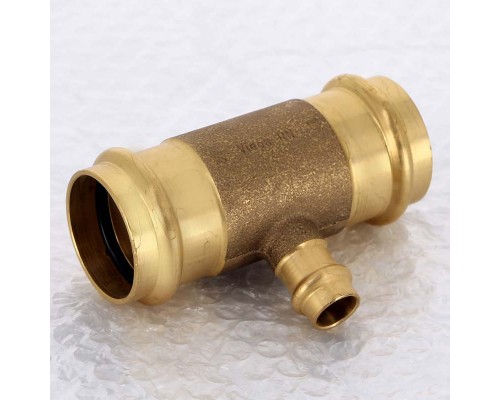 Тройник пресс бронза Sanpress VIEGA 42x15x42