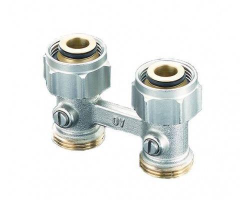 Узел, Multiflex F, прямой H-образный, 3/4, 3/4, Н ЕК-НГ ЕК, никелированный, ZB Узел, Multiflex F, прямой H-образный, 3/4, 3/4, Н ЕК-НГ ЕК, никелированный, ZB