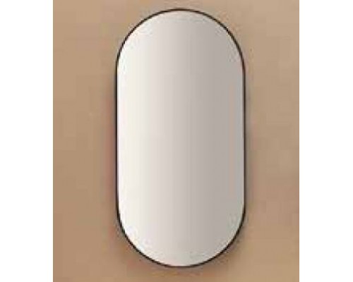 Зеркало, Globo, OPI-MIRRORS, овальное, шгв 900-25-450, без подсветки, цвет рамы-черный