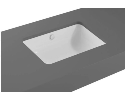 Раковина, Vitra, S20, шгв 550-370-170, отверстия для смесителя-отсутствуют, цвет-белый