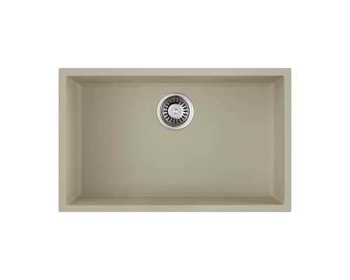 Omoikiri Tedori 66-U-BE Кухонная мойка Tetogranit 66x42 см, цвет: ваниль 4993973