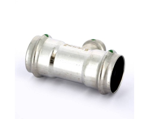 Тройник пресс нержавеющая сталь Sanpress Inox VIEGA 35х18х35 Тройник пресс нержавеющая сталь Sanpress Inox VIEGA 35х18х35