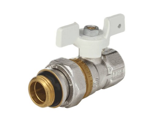 Кран шар лат 1127 Standard нк Ду20 Ру30 м/амер полн баб Aquasfera 1127-02