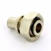 Соединитель надвижной-В Rehau 16 x 3/4"EK никелированный, DZR-латунь