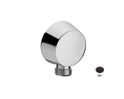 Шланговое подсоединение, Fima Carlo Frattini, Shower accessories, 1/2, цвет-черный матовый