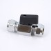 Кран мини обжим флажок TIEMME 12x12