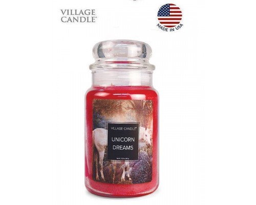Декоративная свеча Village Candle Мечты единорога (602 грамма)