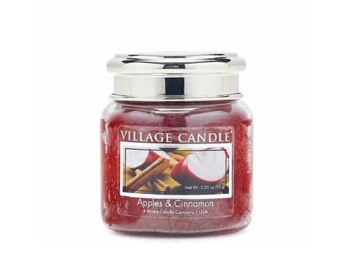 Декоративная свеча Village Candle Яблоко и Корица (92 грамма)