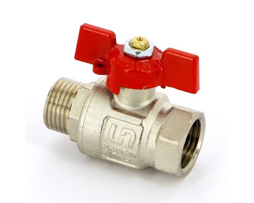 Кран шаровой НВ 1/2" UNI-FITT полнопроходной бабочка Кран шаровой НВ 1/2" UNI-FITT полнопроходной бабочка