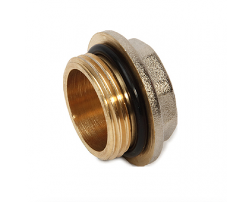 Пробка для коллектора R585CS, Giacomini, R592DCS, 3/4, с наружной резьбой и уплотнением