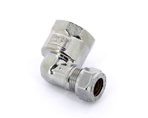 Угол обжим-В хромированный TIEMME 10х1/2"