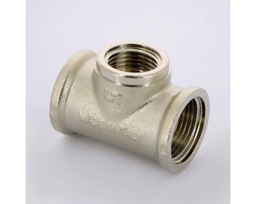 Тройник В никелированный UNI-FITT 3/4"x1/2"x3/4" Тройник В никелированный UNI-FITT 3/4"x1/2"x3/4"