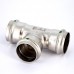 Тройник пресс нержавеющая сталь Sanpress Inox VIEGA 35