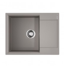Omoikiri Daisen 65T GR Кухонная мойка из Tetogranit 65x23 см, крыло справа, цвет: leningrad grey 4993583