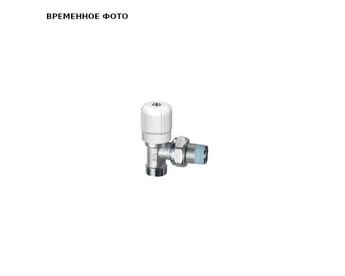 Вентиль ручной угловой Н 1/2" х М24 х 19 с разъёмным соединением