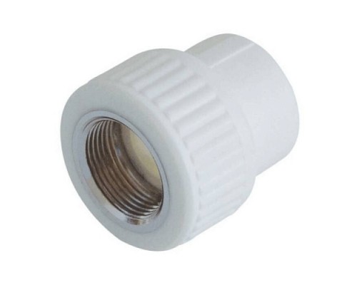 Муфта PP-R бел комб Дн32х1/2" ВР VALFEX 10129232 Муфта PP-R бел комб Дн32х1/2" ВР VALFEX 10129232