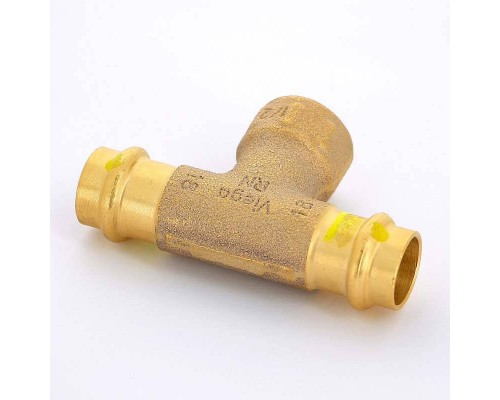 Тройник пресс-В бронза Profipress G VIEGA 18х1/2"х18