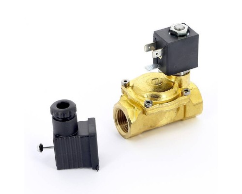 Клапан соленоидный 220В нормально закрытый EMMETI 1/2"