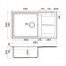 Omoikiri Sumi 86-GR Кухонная мойка Tetogranit 86x50 см, цвет: leningrad grey 4993564