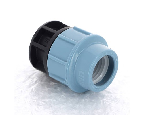 Муфта обжим-Н для труб ПНД UNIDELTA 32x1/2" Муфта обжим-Н для труб ПНД UNIDELTA 32x1/2"