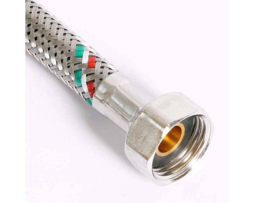 Гибкая подводка для смесителя UNI-FITT М10х1 - 1/2" 50 см оплетка из нержавеющей стали Гибкая подводка для смесителя UNI-FITT М10х1 - 1/2" 50 см оплетка из нержавеющей стали
