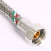 Гибкая подводка для смесителя UNI-FITT М10х1 - 1/2" 50 см оплетка из нержавеющей стали
