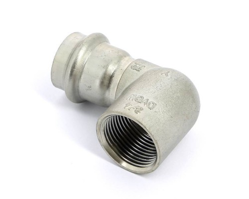 Угол пресс-В компактный нержавеющая сталь Sanpress Inox VIEGA 22x3/4