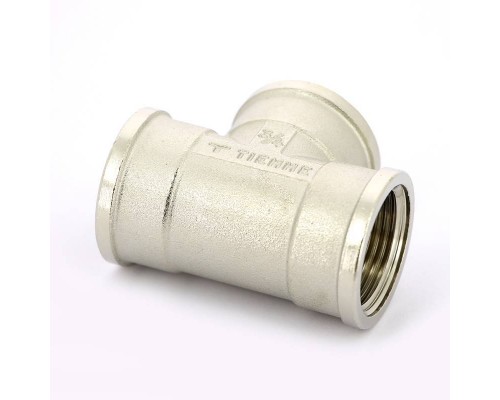 Тройник В никелированный TIEMME 3/4" Тройник В никелированный TIEMME 3/4"